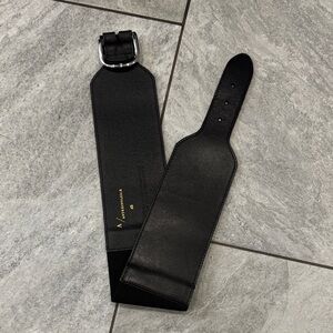 Anthropologie XS Black Leather Belt